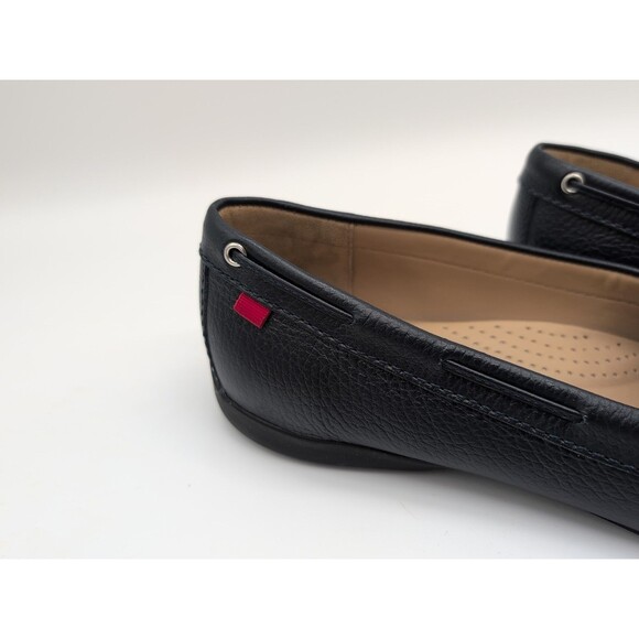Marc Joseph New York Diana St Flat Slip-On Moc toe Faux Lace Loafers Leather 12 - Picture 6 of 12